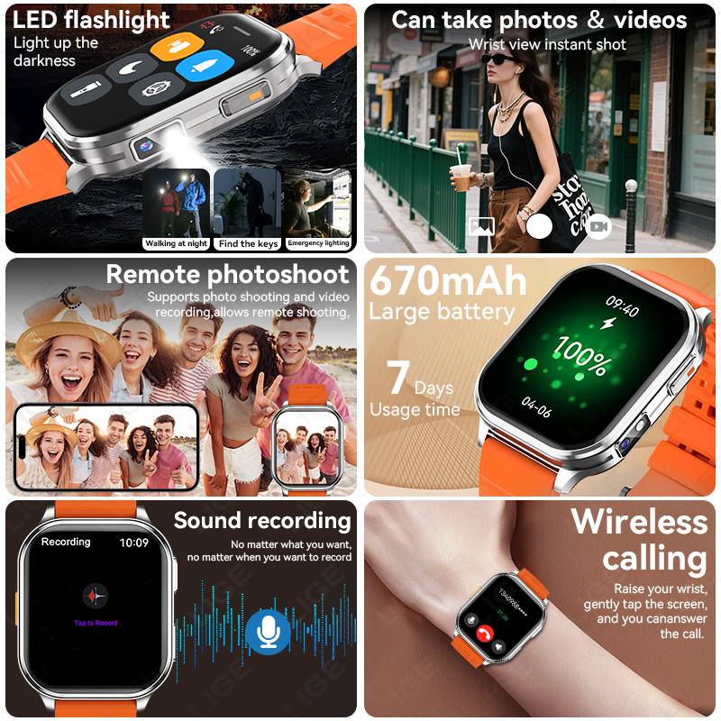 LIGE 2026 Camera Smart Watch M - Men'S Fashion Week 2026 ulasan dan harga