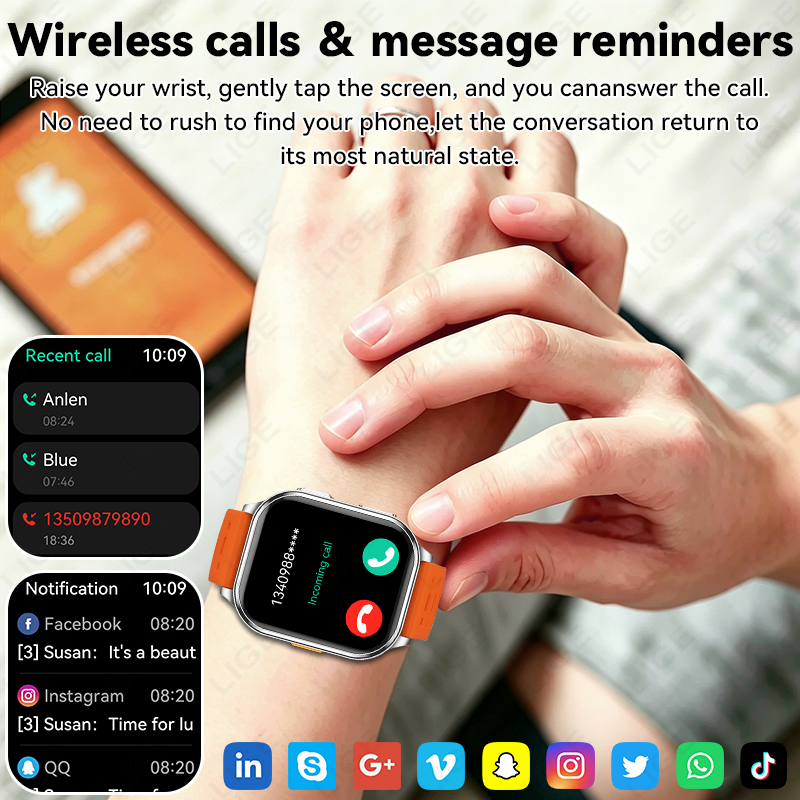 LIGE 2026 Camera Smart Watch M - Men'S Fashion Week 2026 ulasan dan harga