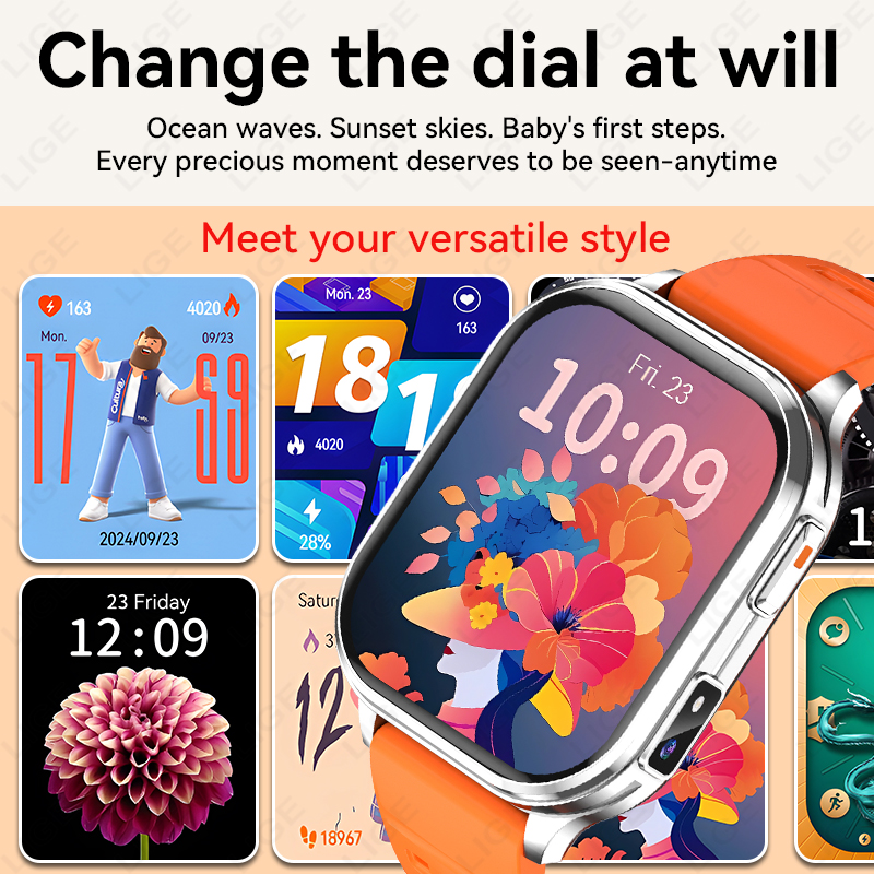 LIGE 2026 Camera Smart Watch M - Men'S Fashion Week 2026 ulasan dan harga