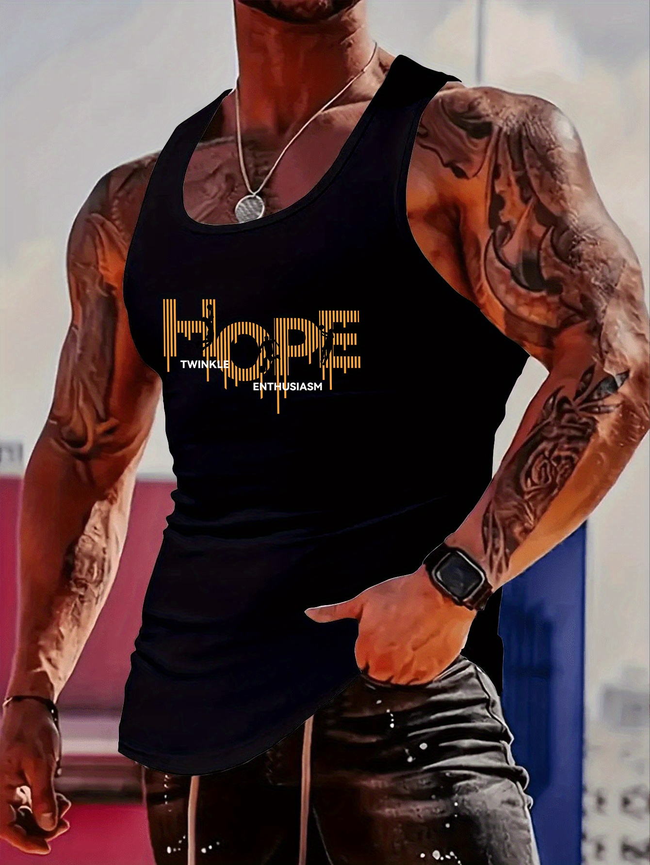 Fashionable trend muscular man - Men'S Fashion T Shirts ulasan dan harga