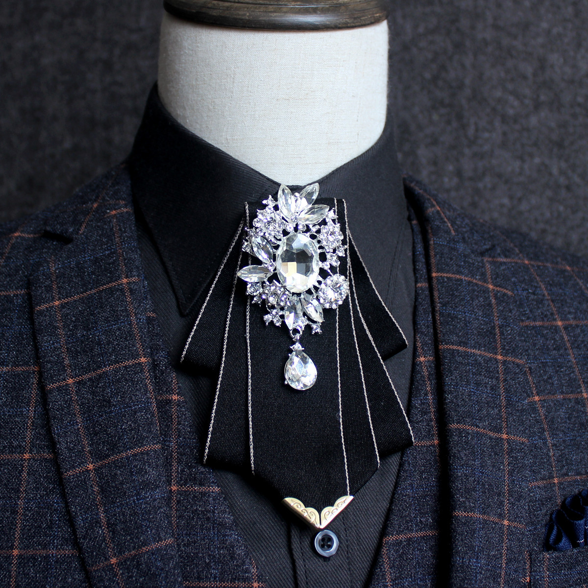 Luxury Wedding Elegant Necktie - Mens Fashion Dress Shirts ulasan dan harga