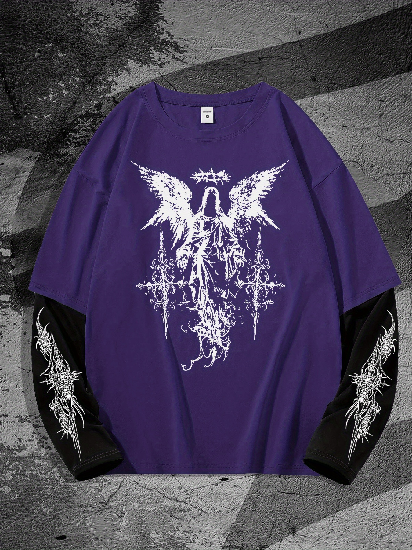 New men's long-sleeved T-shirt - Men'S Fashion T Shirts ulasan dan harga