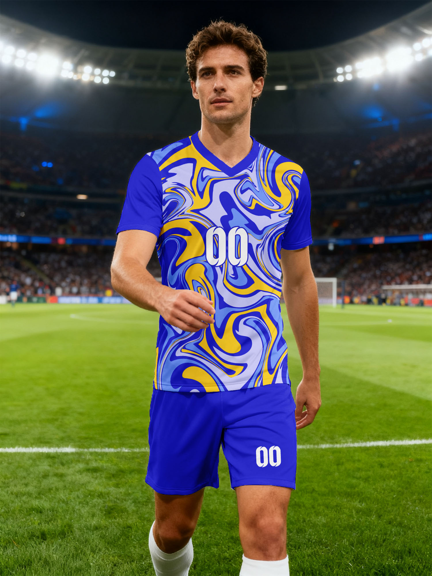 Custom Soccer Jersey With Cust - Mens Fashion Modern ulasan dan harga
