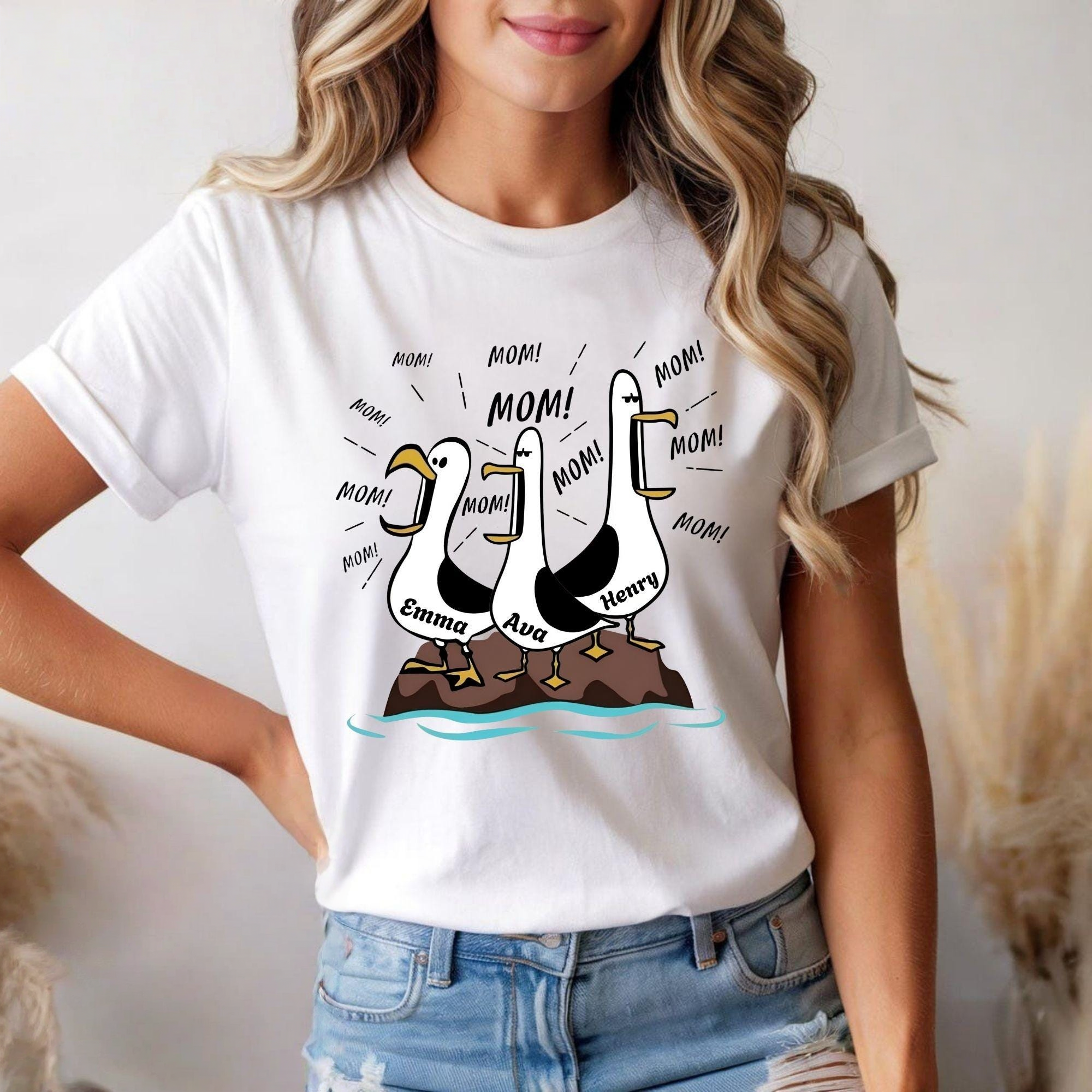 Seagull Mom Mom Mom - New Moth - Men'S Fashion Today ulasan dan harga