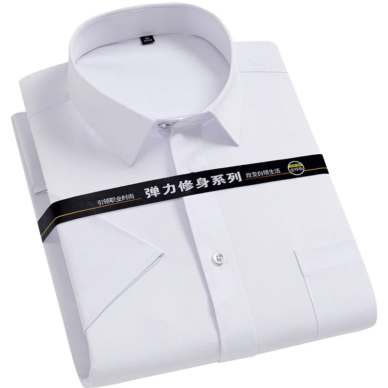 Men's Short Sleeve Dress Shirt - Dress Shirt Non-Iron ulasan dan harga