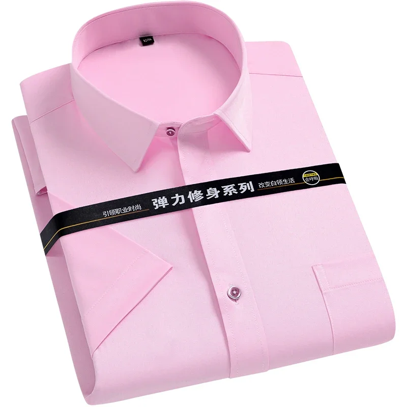 Men's Short Sleeve Dress Shirt - Dress Shirt Non-Iron ulasan dan harga